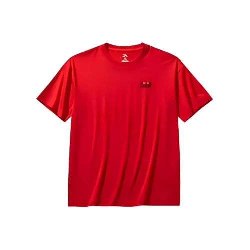 ANTA Life Collection T-Shirt Унисекс Классический Красный