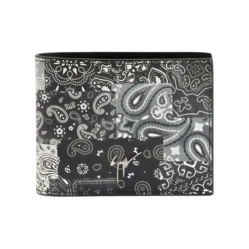 Giuseppe Zanotti GZ Кошелек из кожи унисекс черный