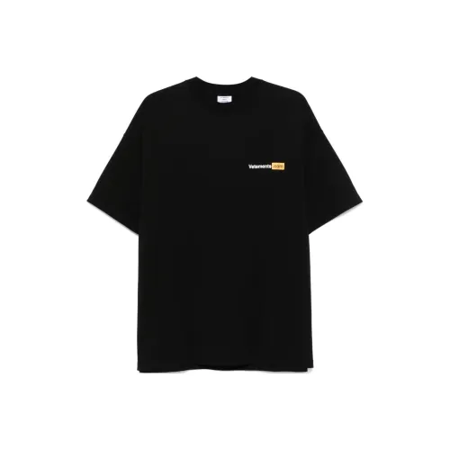 Vetements Черные Мужские T-Рубашки