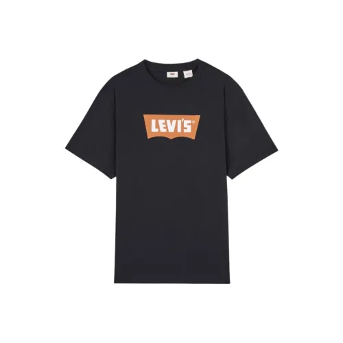 Levis Мужские Черные T-Рубашки