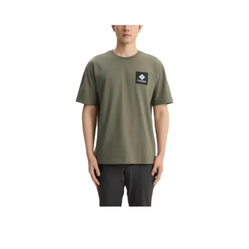 Коллаборация Columbia SS25 T-Shirt Мужская Темно-зеленая