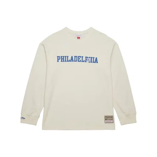 MITCHELL NESS x NBA Philadelphia 76ers Футболка Мужская Кремовая