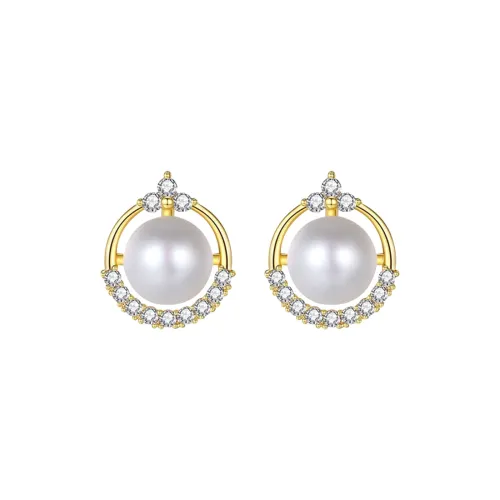 SENDME Серьги-гвоздики с пресноводным жемчугом женские