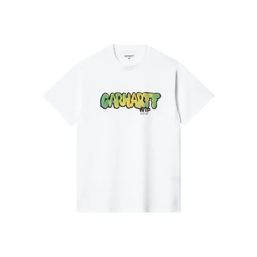 Carhartt WIP SS24 S S Drip T-Shirt T-Shirt Мужской Белый