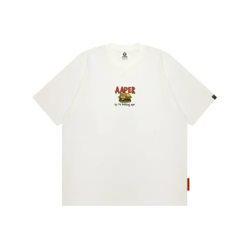 Aape Белый WHX Мужская T-Рубашка