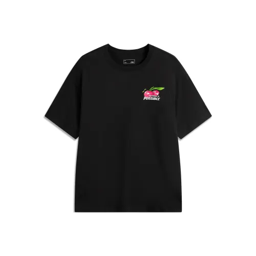 LINING Sports Life Collection Т-Рубашка Мужская Черная