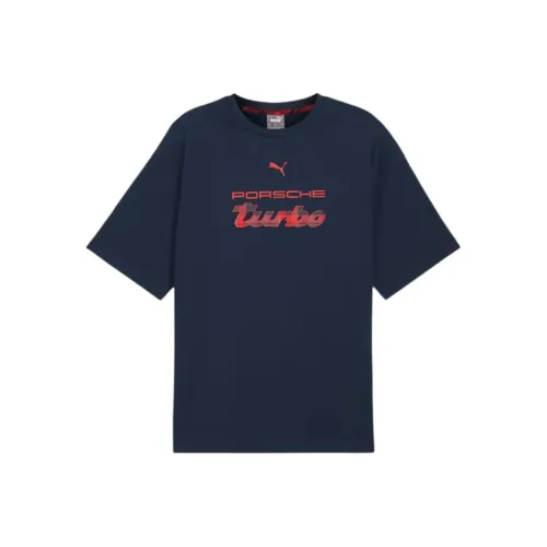 PUMA SS24 T Рубашка Мужская Морской Синий