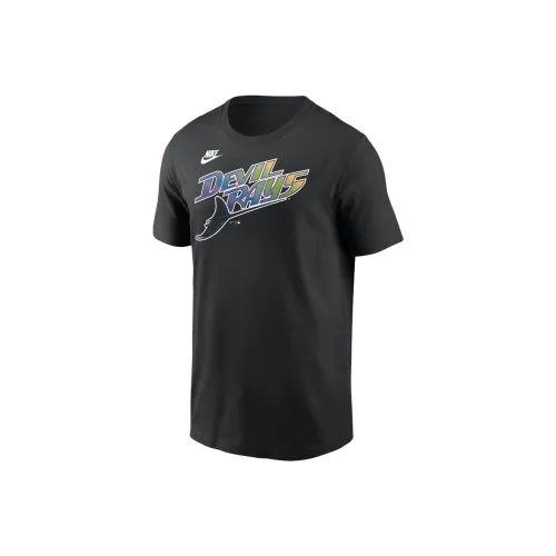 nike Tampa Bay Rays Cooperstown Wordmark T-Shirt Мужской Черный