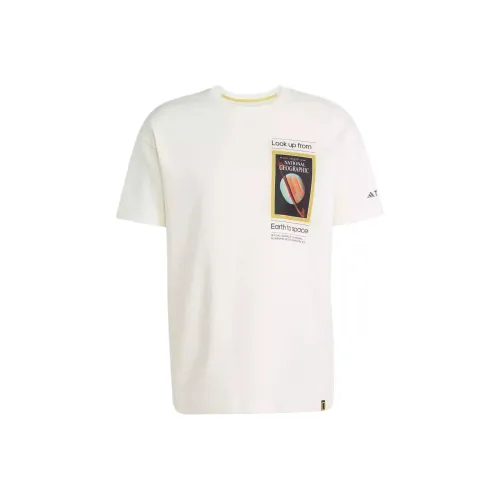Adidas x National Geographic T-Shirt Унисекс Белый