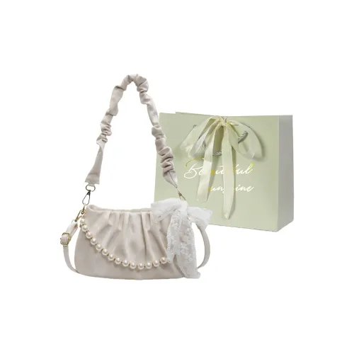 JIANGLIDA ПУ (полиуретан) Сумка через плечо Женская Экрю Серебряный Розовый Черный