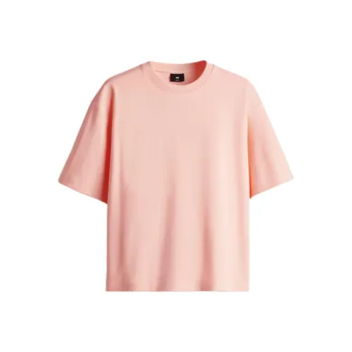 H&M Абрикос Розовый Мужская T-Рубашка