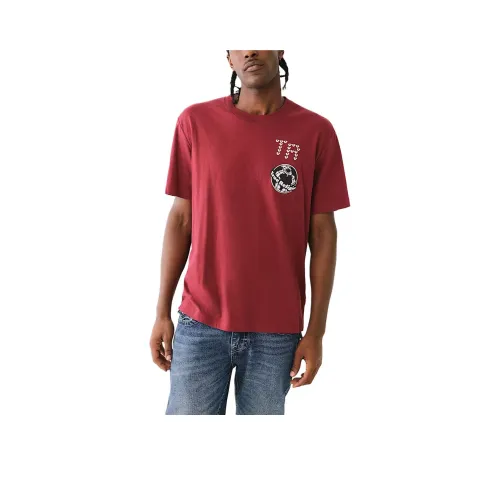 TRUE RELIGION T Рубашка Мужская из розового дерева