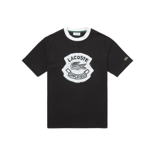 LACOSTE Collaboration Черные Мужские T-Рубашки