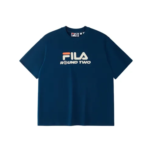 FILA FUSION X Round Two T-Shirt Унисекс Tahoe Blue