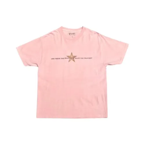 Travis Scott T-Shirt Мужской Розовый