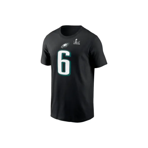 nike NFL DeVonta Smith Philadelphia Eagles Супер Боул LIX T-Shirt Мужской Черный