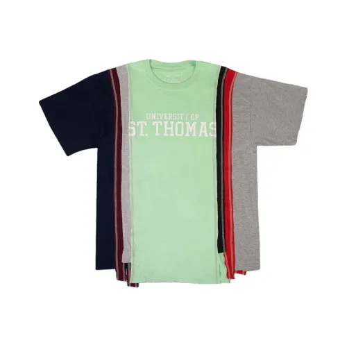 Needles Collaboration Зеленая Мужская T-Рубашка