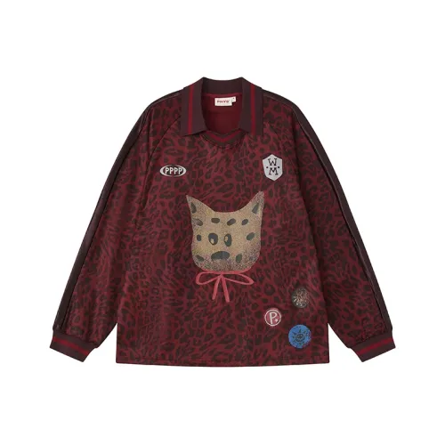 WULISHAONIAN T-Shirt Унисекс Темно-красный