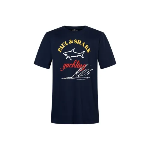 Paul Shark Yachting T-Shirt Мужская Темно-Синяя