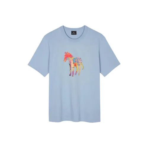 Paul Smith FW24 T Рубашка Мужская Небесно-Синий