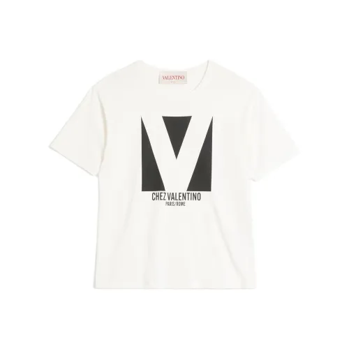 Valentino FW24 T Рубашка Мужская Айвори Белый