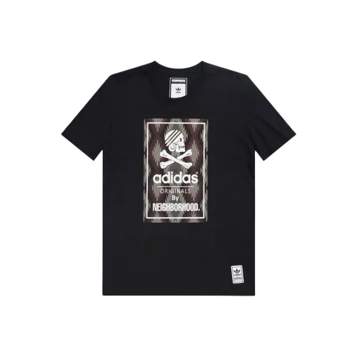 Adidas Originals x NEIGHBORHOOD Винтажная футболка мужская черная