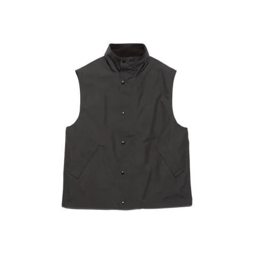 Nanamica SS25 Жилет Унисекс Темно-оливковый