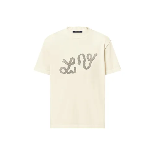 LOUIS VUITTON SS25 T-Shirt Мужской Бежевый
