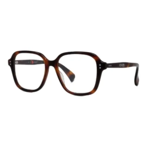 KENZO Ацетат Нерегулярная форма Оправы для очков Унисекс Черепаховый