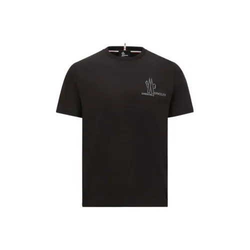 Moncler Grenoble Черные Мужские T-рубашки