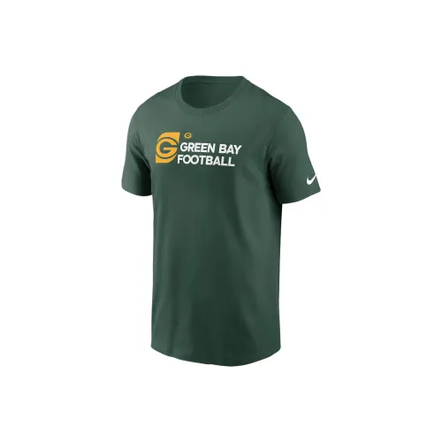 nike NFL Зеленый Bay Packers Команда OUTLINE Essential T Рубашка Мужской Зеленый