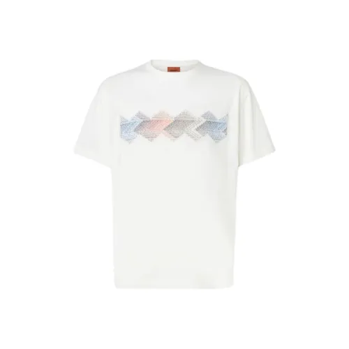 MISSONI Белая Мужская T-рубашка