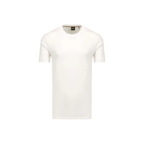 Hugo Boss Белая Мужская T-Рубашка
