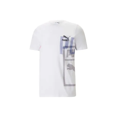 PUMA Белая Мужская Футболка