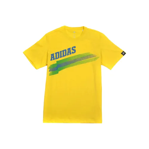 Adidas COUNTRY T Рубашка Мужская Желтая
