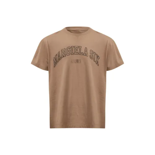 MM6 Maison Margiela совместный бренд SS25 T Рубашка Мужская Светло-Коричневая