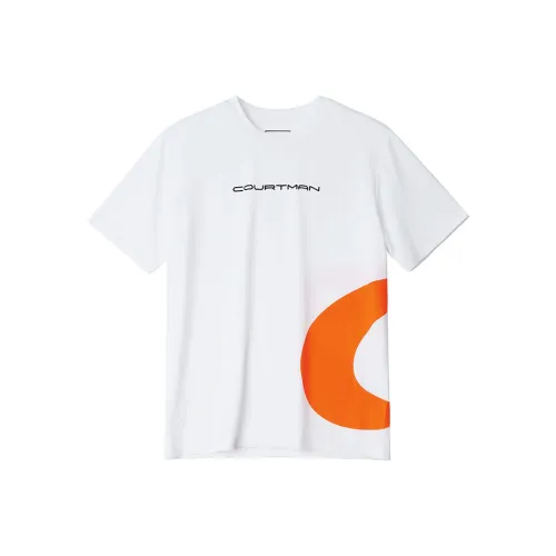 COURTMAN Белая Мужская T-Рубашка
