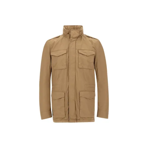 HERNO Куртки Пальто Мужской Верблюжий Коричневый