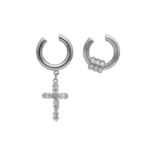 Вегетарианский сплав Нижняя заколка Серьги On Женские