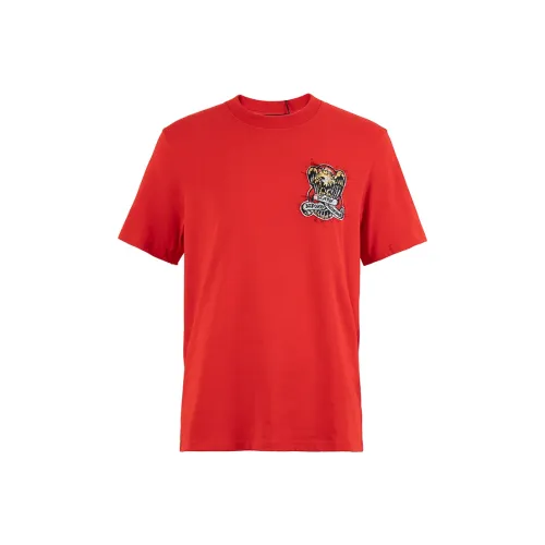 Ed Hardy Красный Мужской T-Рубашки