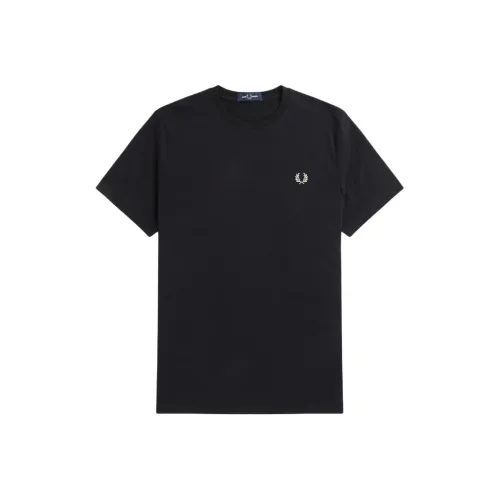 FRED PERRY Мужские черные T-рубашки