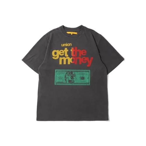 Union Праздника Черная Унисекс Футболка