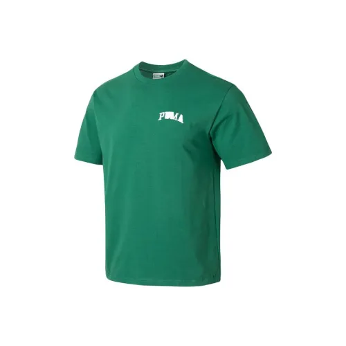 PUMA Зеленые Мужские Футболки