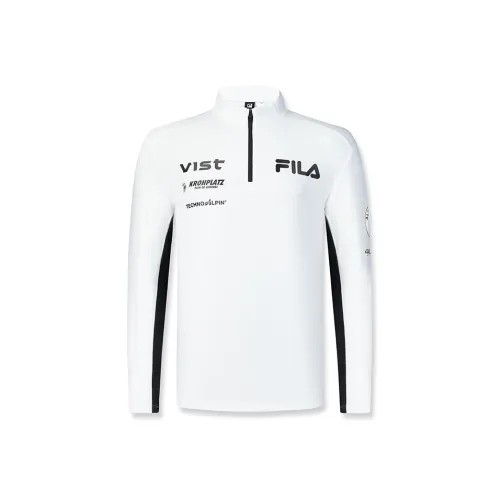 FILA Нефритовый Белый Мужская Футболка