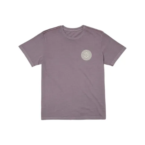 RVCA Серый Фиолетовый Мужская T-Рубашка