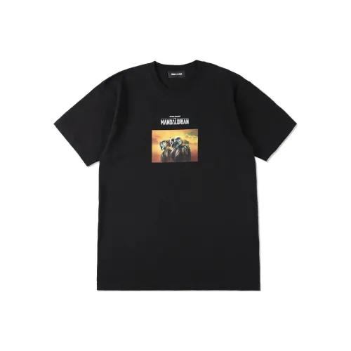 Wind And Sea Черная Унисекс Футболка