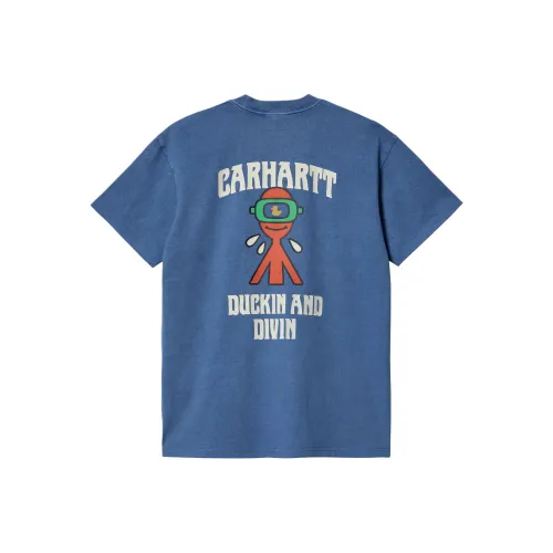 Carhartt WIP SS24 T Рубашка Мужская Синяя