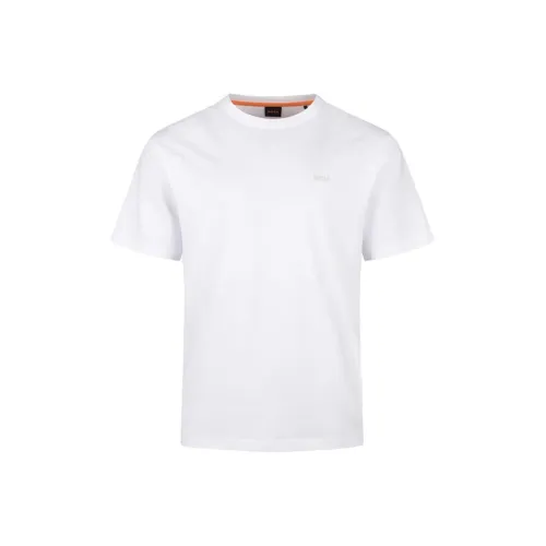 Hugo Boss Белая Мужская T-Рубашка