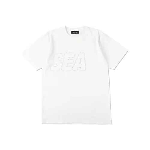 Wind And Sea Белая Унисекс Футболка