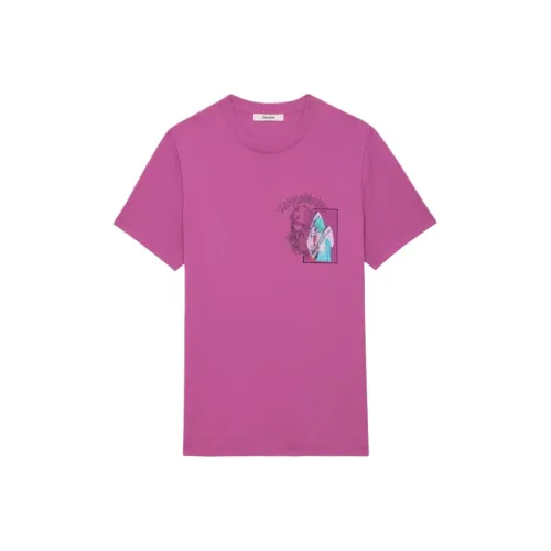 Zadig Voltaire T-рубашка мужская фуксия